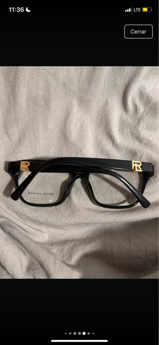 Gafas Ralph Lauren Negras y Doradas