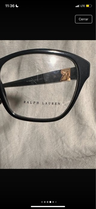 Gafas Ralph Lauren Negras y Doradas