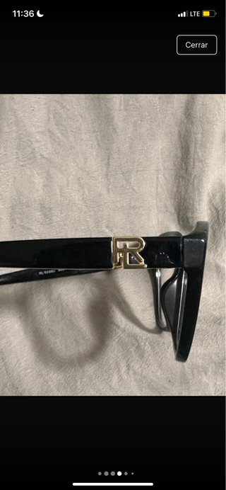 Gafas Ralph Lauren Negras y Doradas