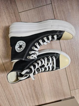 Zapatillas Converse plataforma negras