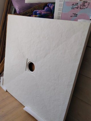 Plato de ducha nuevo resina mineral 90x90 extrapla