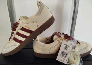 Adidas Samba Beige/Rojo Talla 39