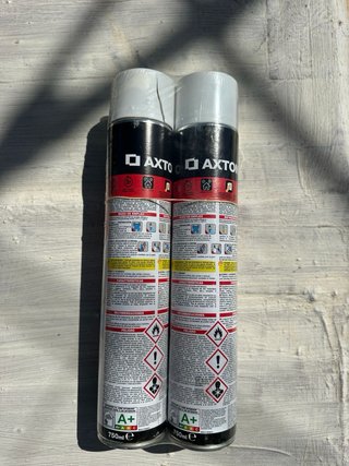 Lote 4 Botes Espuma Expansiva AXTON (750ml)