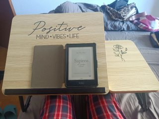 Tavolo pieghevole, supporto per letto o divano