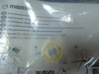 Kit antipinchazos MAZDA Compresor Neumáticos