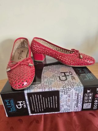 Zapatos Agudo Rojos Mujer