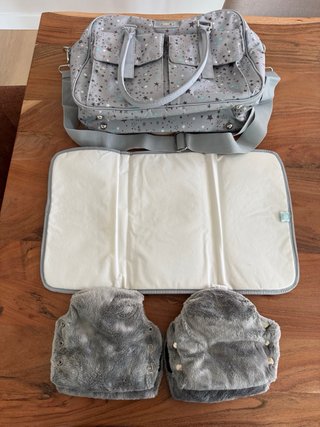 Bolso para Carrito de Bebé Tuc Tuc Estrellas Gris