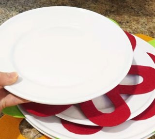 Protettore per padelle con filtro rosso