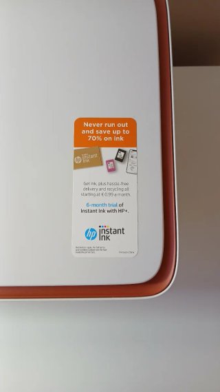 Impresora HP Deskjet 2723e Naranja/Blanca