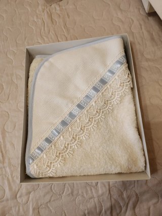 Accappatoio neonato con cappuccio