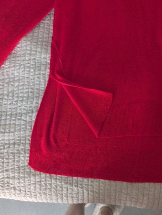 Jersey fino Zara Rojo Talla L