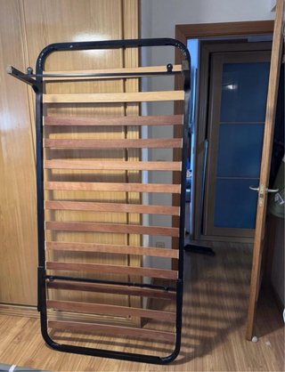 Somier 90cm Metal y Madera