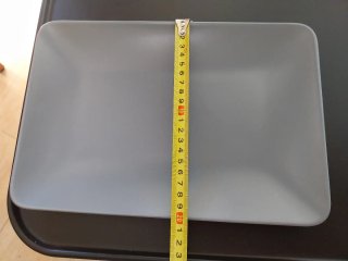 Set di 4 fontane/vassoi rettangolari