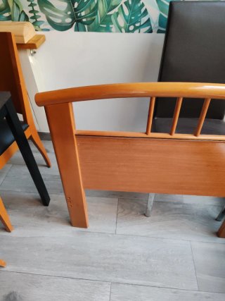 Cabezal de cama de madera 90cm