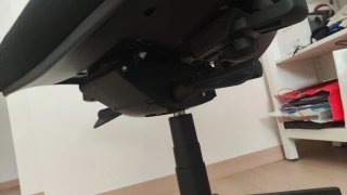Silla de oficina ergonómica negra