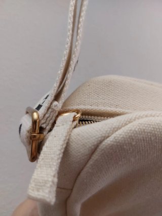 Bolso Rochas Girl canvas crudo
