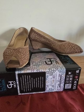 Zapatos de cuña LIM HAIR marrones