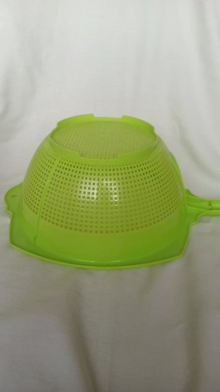 Escorredor de plástico verde