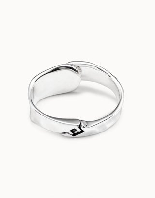 UNOde50. Brazalete bañado en plata de ley.