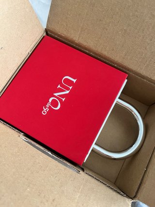 UNOde50. Brazalete bañado en plata de ley.