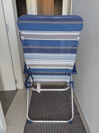 Silla Playa Aktive Multiposición Rayas Nueva