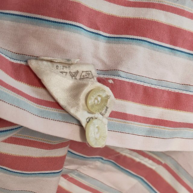 Camisa Lacoste Rayas Manga Larga Hombre