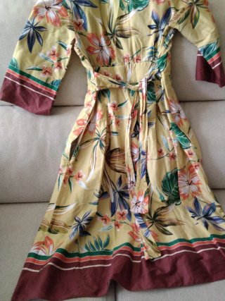 Vestido Pedro del Hierro floral amarillo Talla L