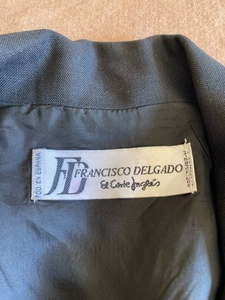Blazer Francisco Delgado Talla 38 Lino/Viscosa