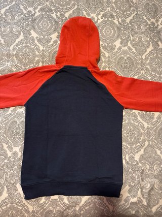 Sudadera Quiksilver Azul y Roja Talla XS niño