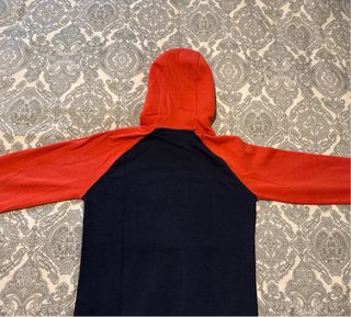 Sudadera Quiksilver Azul y Roja Talla XS niño