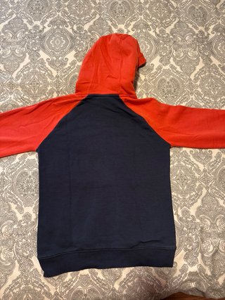 Sudadera Quiksilver Azul y Roja Talla XS niño