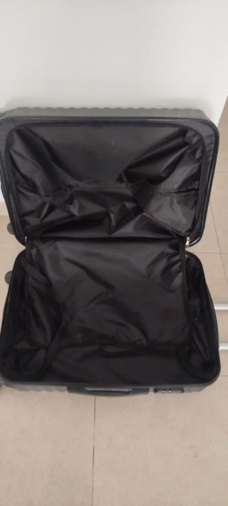 Maleta ligera gris 65/44/26cm