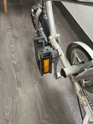 Bicicleta plegable urbana con portaequipaje