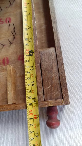Pinball antiguo de madera mitad siglo XX