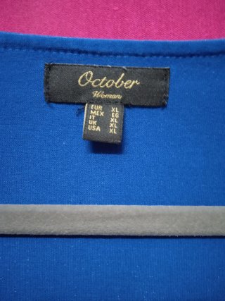 Blusa azul de October