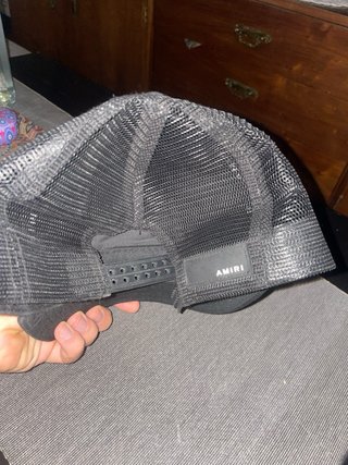 Gorra Amiri Negra Trucker