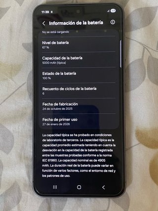 Samsung Galaxy A56 5G Negro/Gris