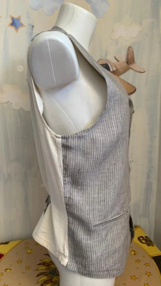 Gilet Gianni Lupo Lino Tg XL