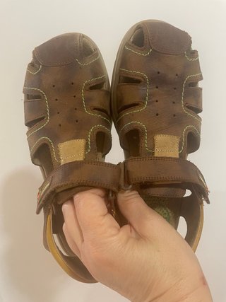 Sandali Pablosky in pelle marrone per bambini, taglia 37