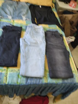 Lote Ropa Mujer Talla S: Falda Vaquera y Camisa