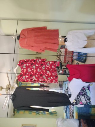 Lote Ropa Mujer Talla S: Falda Vaquera y Camisa