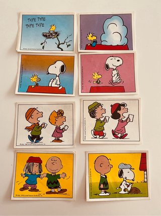 Lote 47 Cromos I Love Snoopy