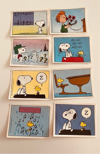 Lote 47 Cromos I Love Snoopy