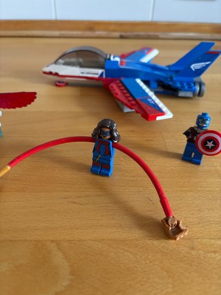 LEGO 76076 Avión Capitán América