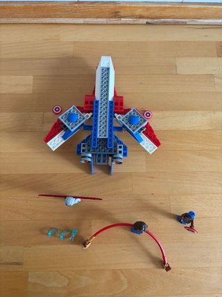 LEGO 76076 Avión Capitán América