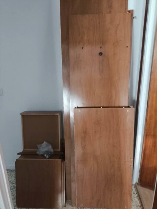 Armario ropero madera marrón