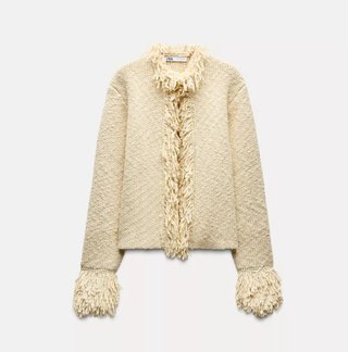 Chaqueta Zara con flecos