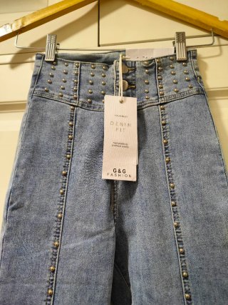 G&G - Pantalones vaqueros con tachuelas