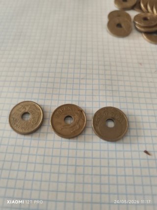 Monedas antiguas coleccionables