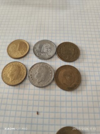 Monedas antiguas coleccionables